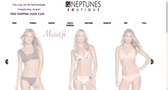Desktop Screenshot of neptuneskidsswimwear.com